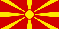 Nordmazedonien-Flagge